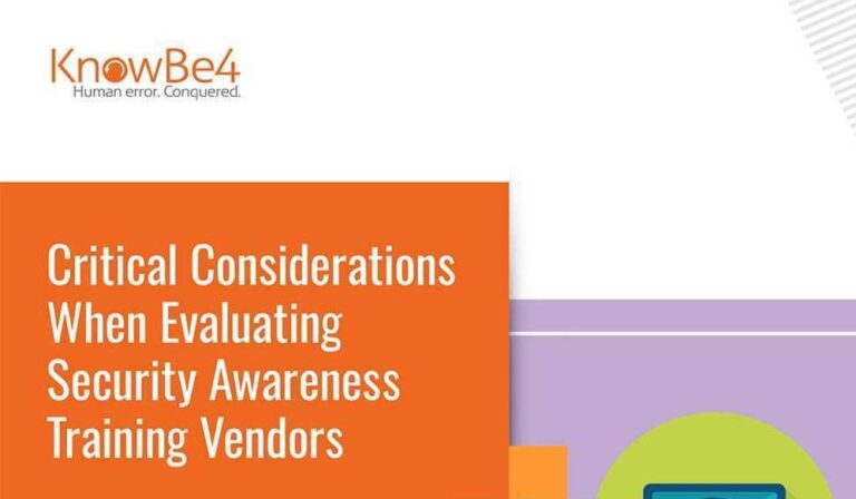 Critical Considerations When Evaluating Security Awareness Training Vendors